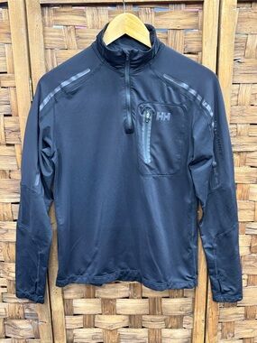 Helly Hansen Men’s Black Lightweight Half-Zip Pullover